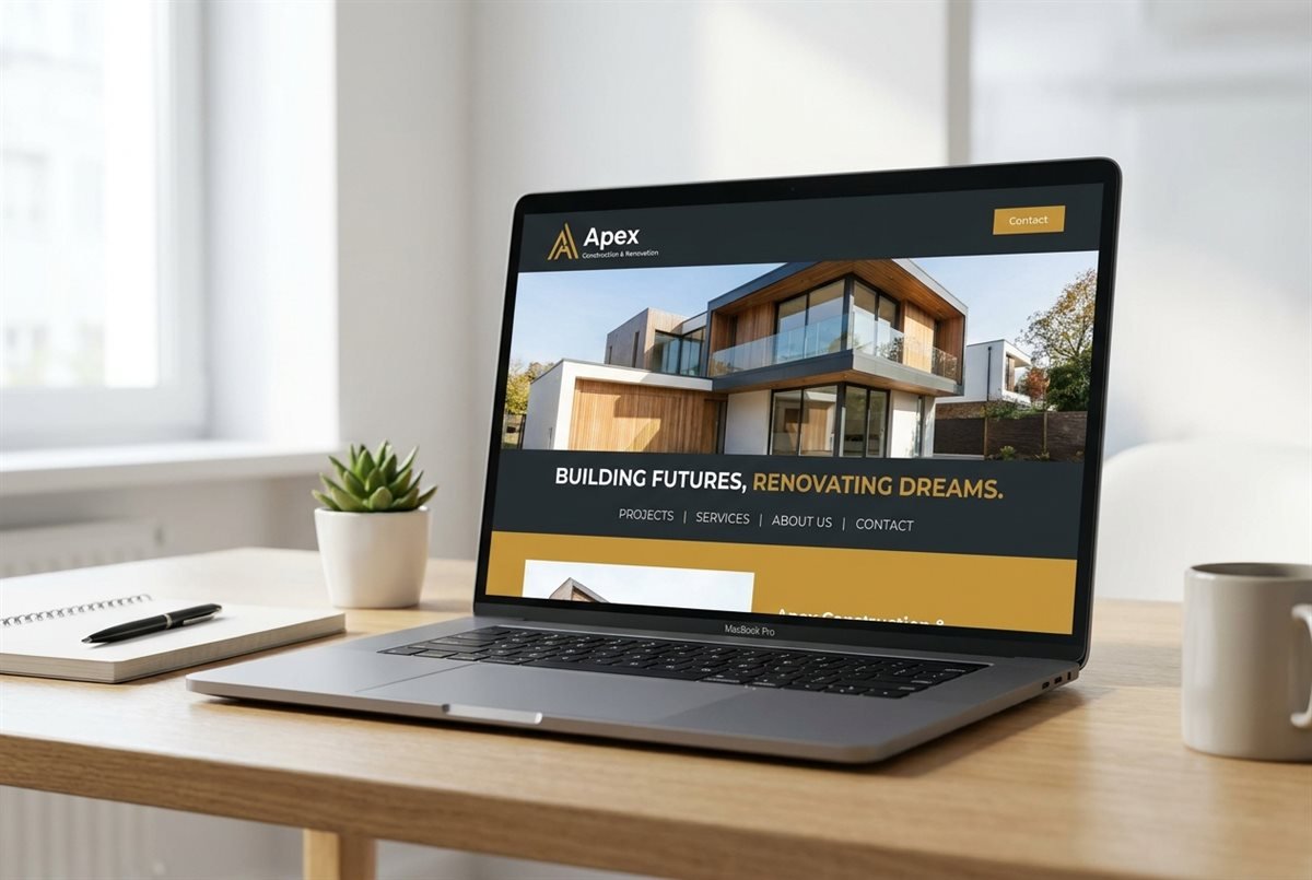 Esempio: sito web per un'impresa edile